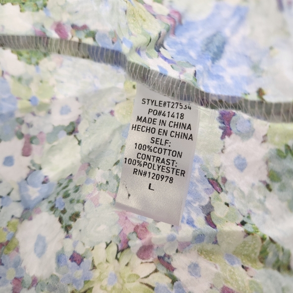 Entro Ruffle Floral Top - Picture 6 of 6